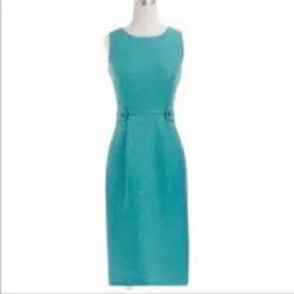 J. Crew Dresses & Skirts - J.Crew Jade JUTE & LINEN Art-to-Wear Natural Woven Attache Sheath Dress 2 $158